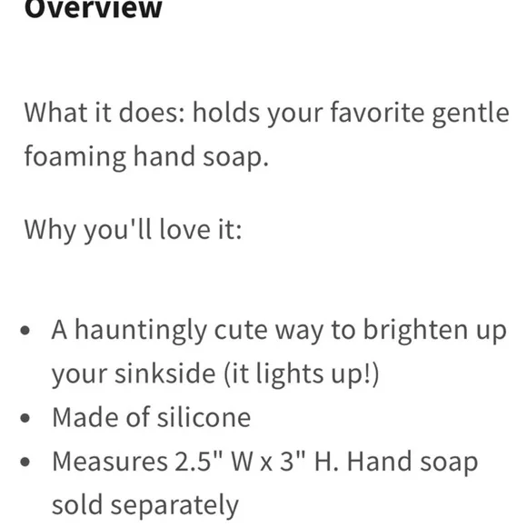 Bath & Body Works Light-Up Ghost Soap Holder - Picture 2 of 2